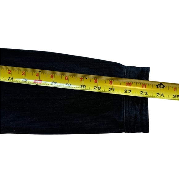 NY Collection Denim Jacket Sz L Blue Dark Wash 100% Cotton Embroidered Patchwork - Picture 5 of 16